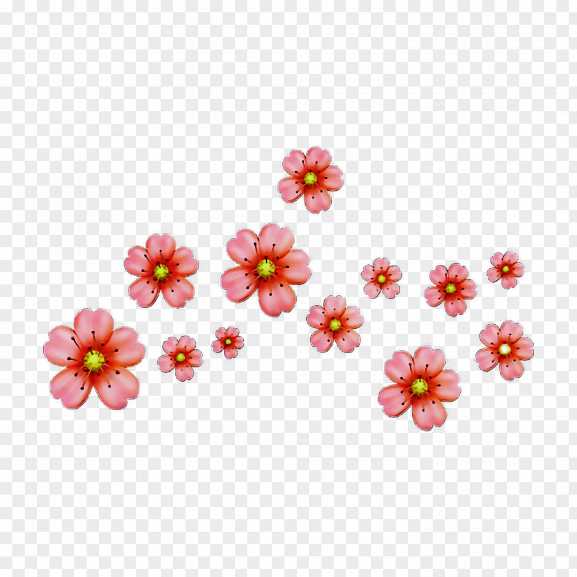 Perennial Plant Floral Design Heart Emoji Background PNG