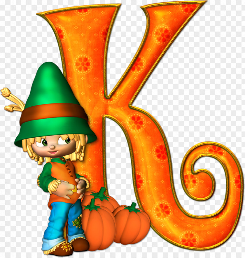 Alphabet Letter K Calabaza PNG