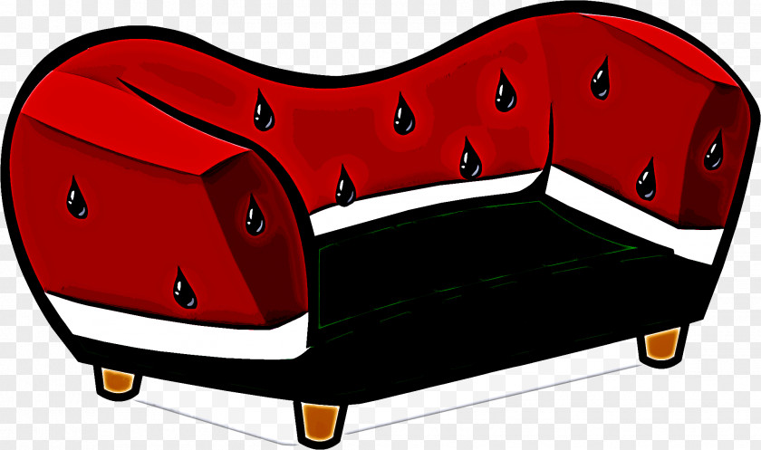 Chaise Longue Futon Red Clip Art Furniture Couch PNG