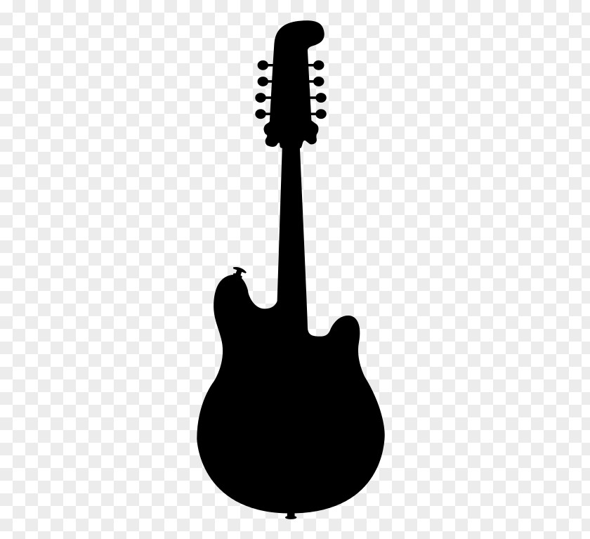 Creative Guitar Fender Stratocaster Silhouette Musical Instruments PNG
