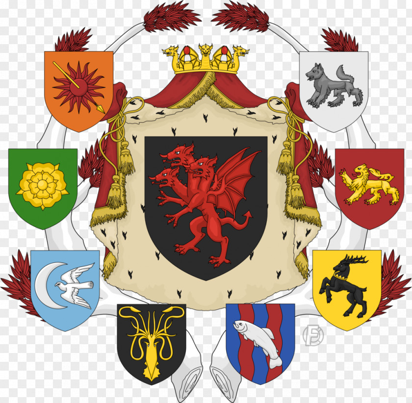 Game Of Thrones Seven Kingdoms World A Song Ice And Fire Thrones: Coat Arms Crest House Targaryen PNG