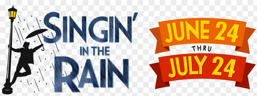 Live Performance Logo Banner Brand Product Singin' In The Rain PNG