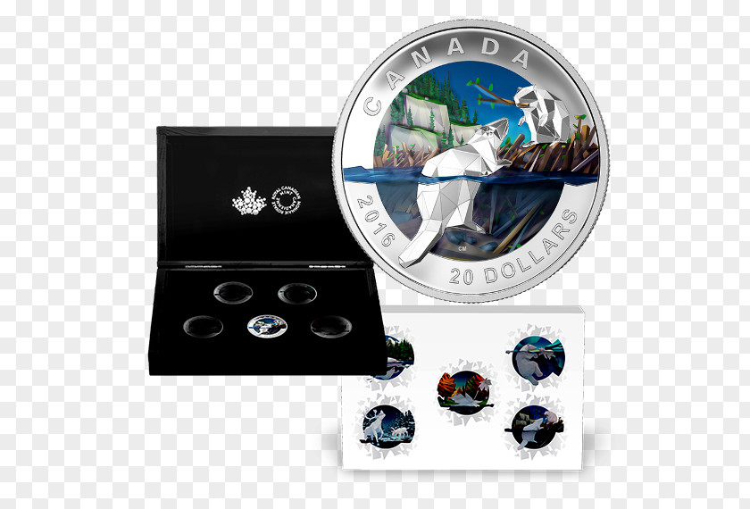 Platinum Safflower Three Dimensional Coin Geometry Canada Maple Leaf Royal Canadian Mint PNG