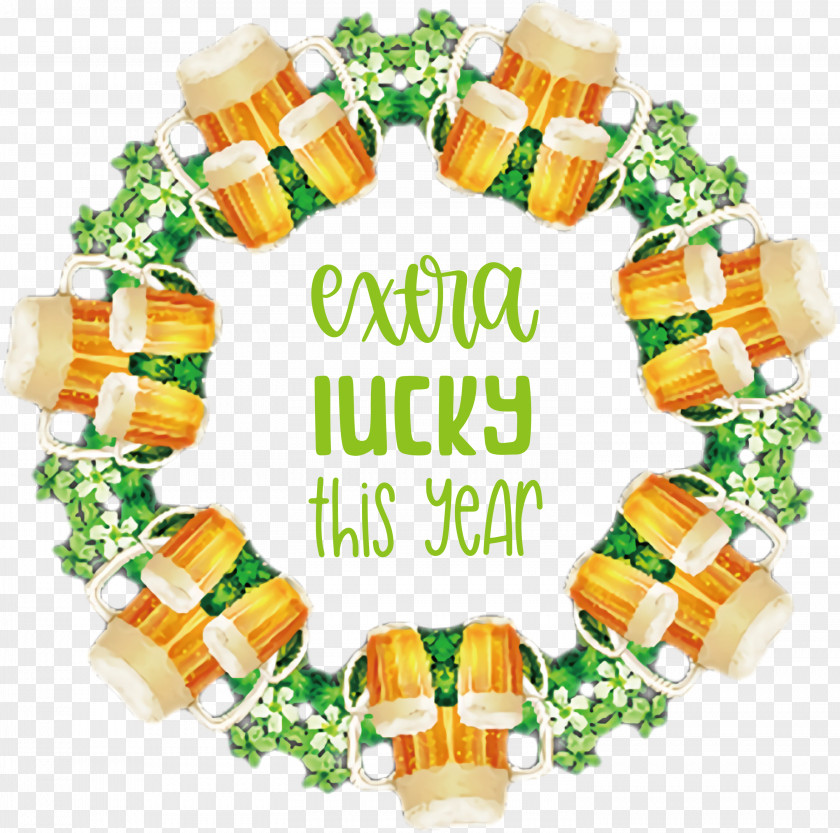 Saint Patrick Patricks Day Extra Lucky PNG