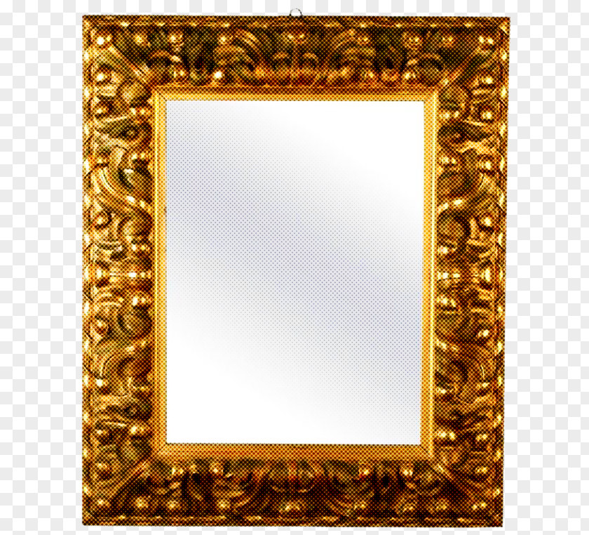 Brass Interior Design Background Frame PNG