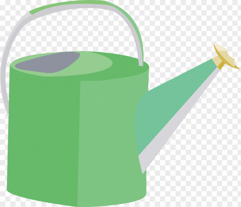 Kettle Vector Material Green Watering Can PNG