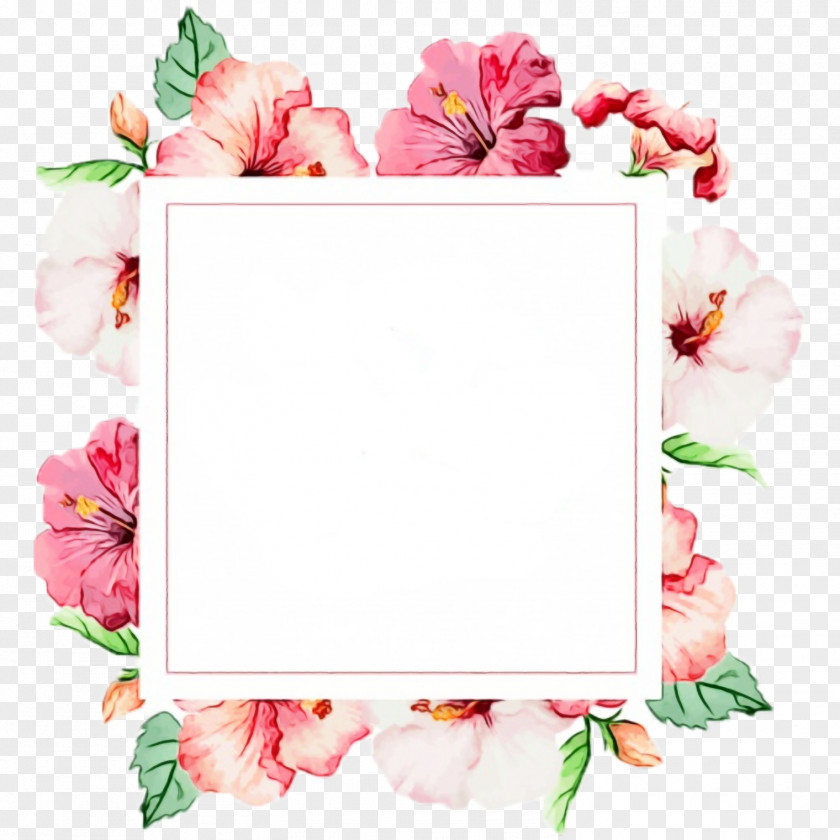 Paper Product Flower Picture Frame PNG