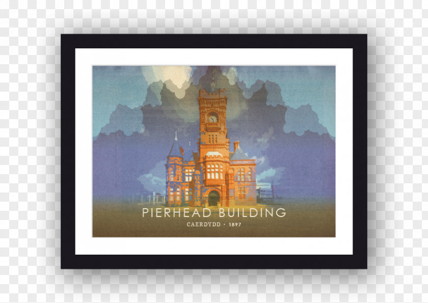 Penarth Pierhead Building Printing Poster Packaged With Love PNG