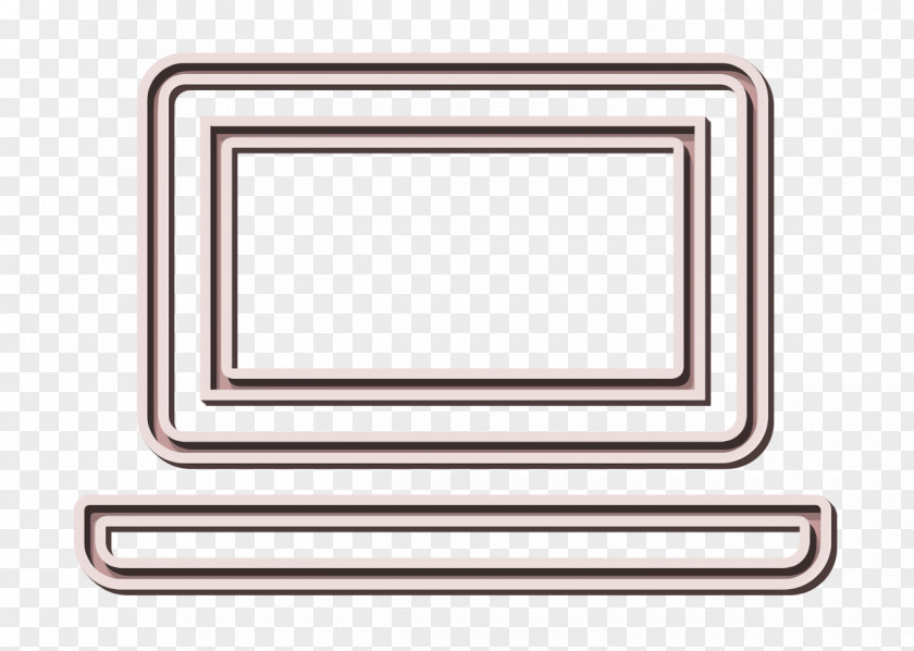 Rectangle Streamline Icon Laptop Macbook PNG