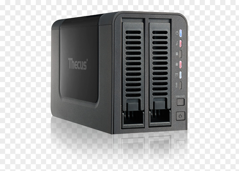 USB Network Storage Systems RAID Thecus N2350 2 Bay Nas Marvell Armada385 Technology N2560 PNG