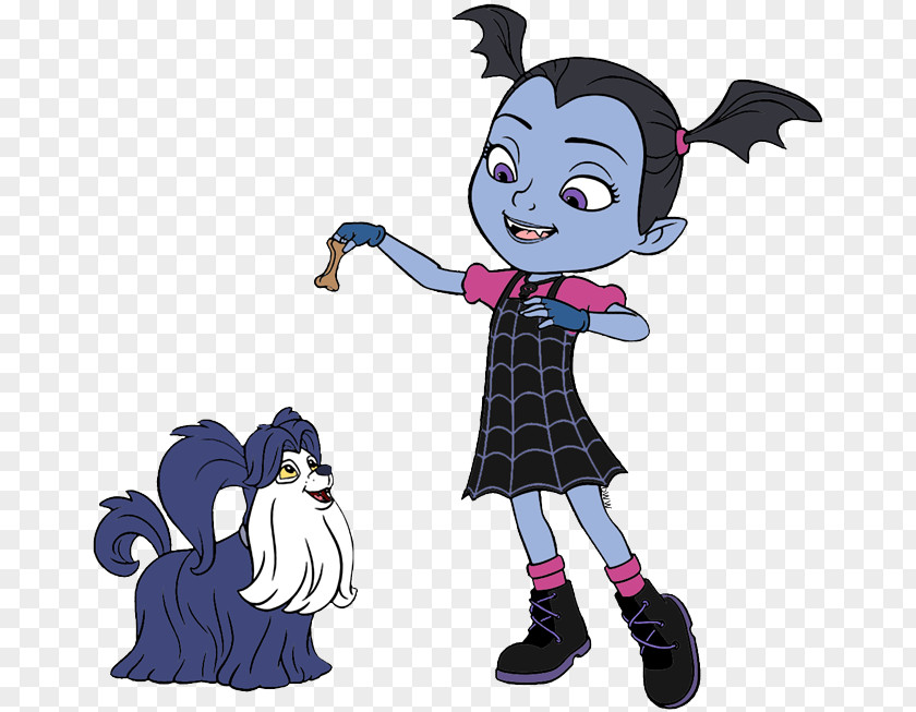 Vampirina Clip Art Illustration Cartoon Female Vampire Outfit Scare B&B Playset PNG