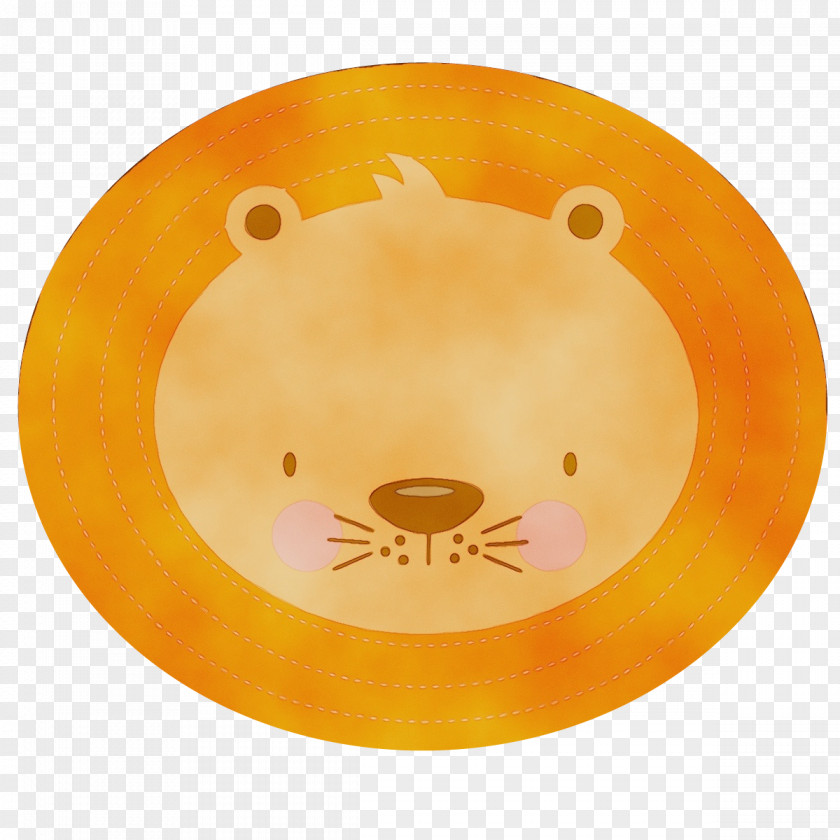 Smile Plate Bear Cartoon PNG