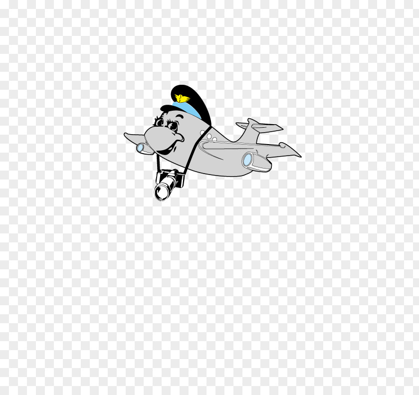 Cartoon Airplane Helicopter PNG