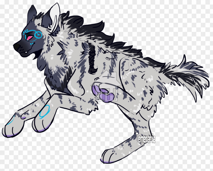 Hyena Dog Cat Mammal Canidae Drawing PNG