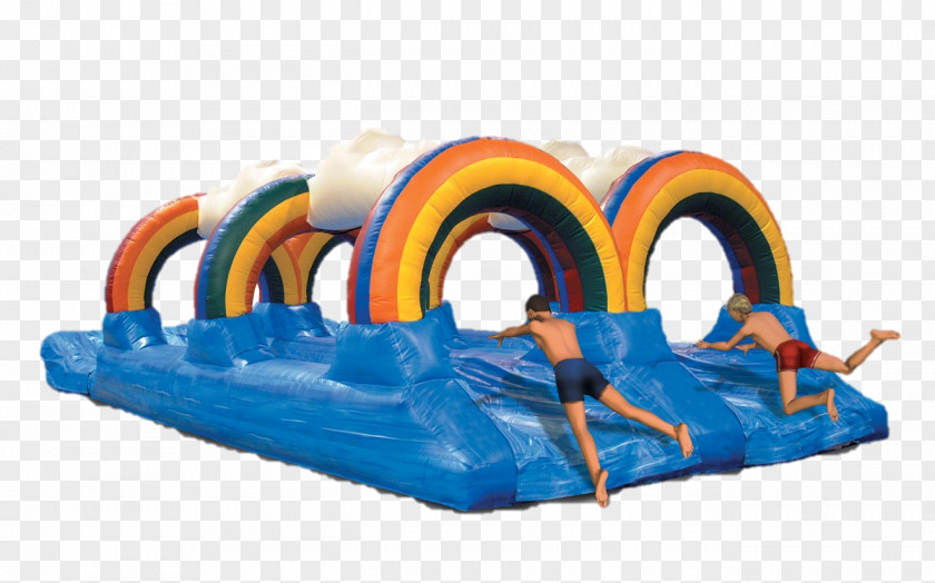 Surf Playground Slide Water Recreation Inflatable Game PNG