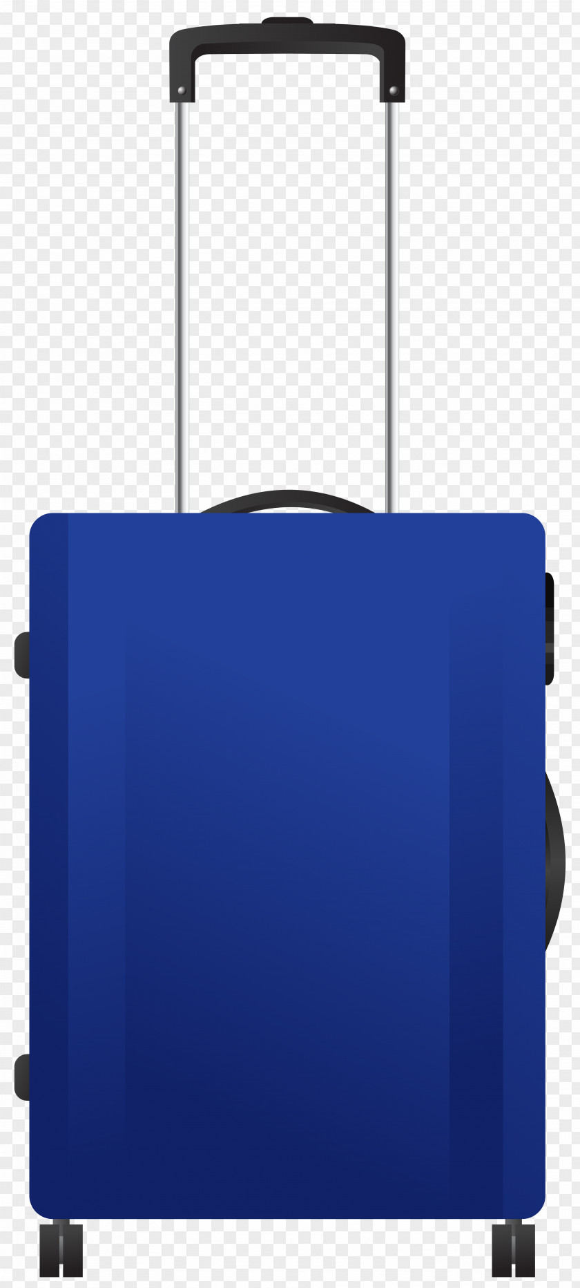 Blue Trolley Travel Bag Transparent Clip Art Image PNG