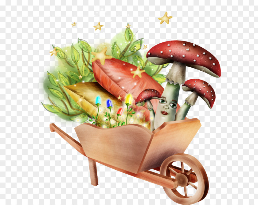 Champignon Kielbasa Wheelbarrow Fast Food Cuisine PNG