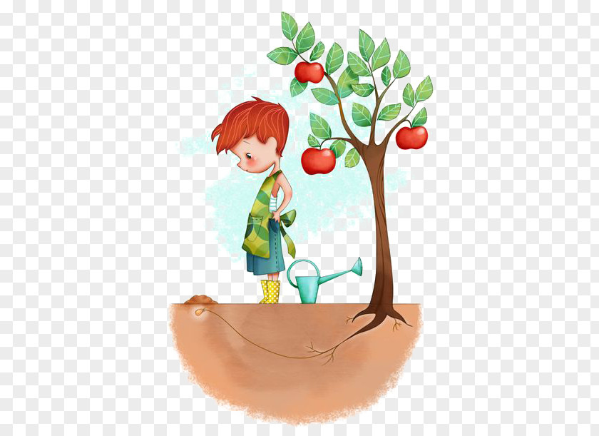 Apple Tree Emmanuelle Drawing Art Illustration PNG