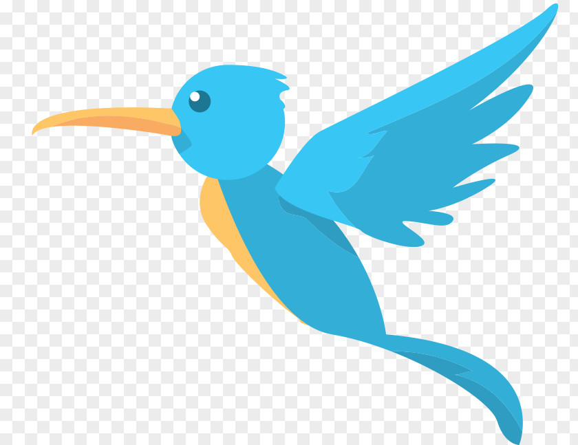 Blue Flying Bird Vector Duck Cartoon Clip Art PNG