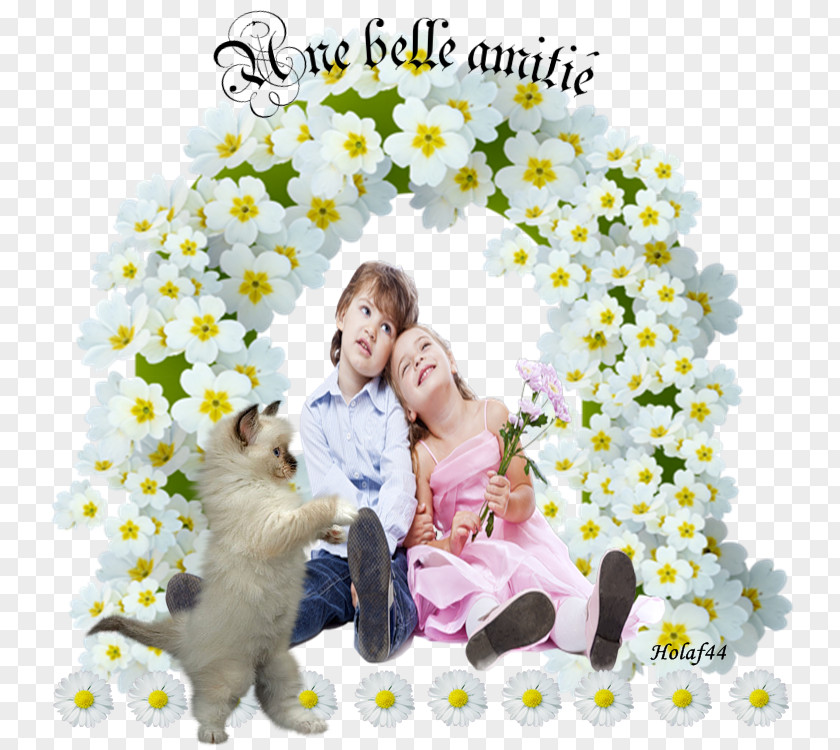 Dog Floral Design Cut Flowers Friendship PNG