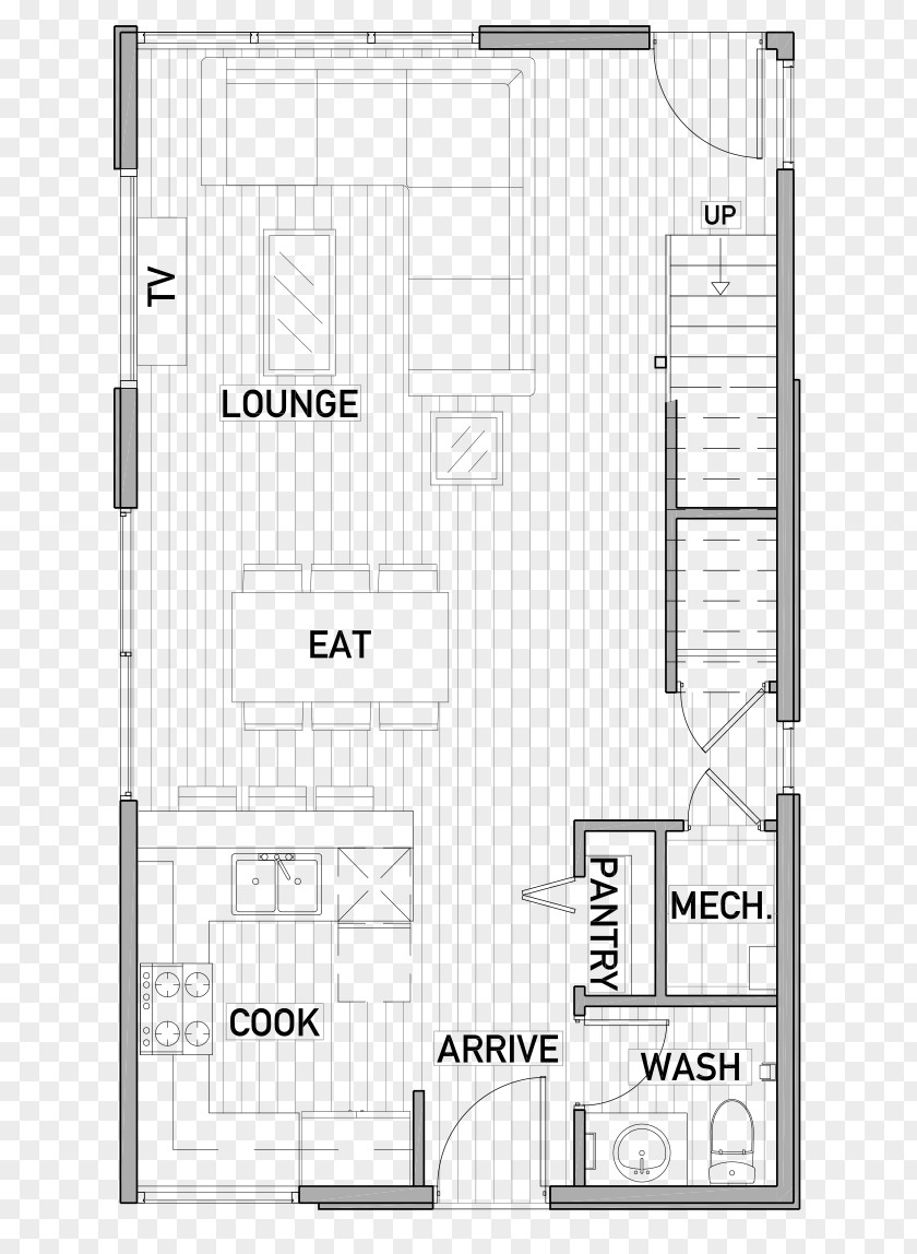House Floor Plan Paper Architecture PNG