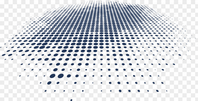Polka Dot Technology Background Perspective Icon PNG