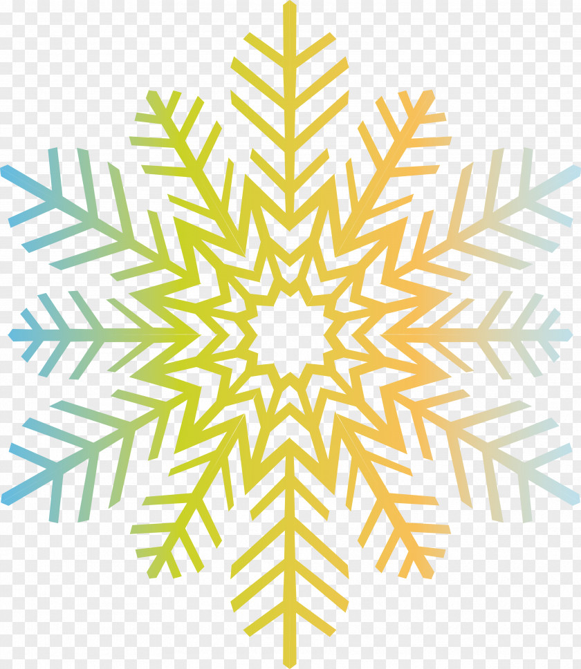 Snowflakes Snowflake Free Color Clip Art PNG