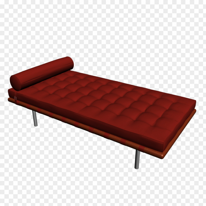 Bed Barcelona Chair Table Furniture Couch Daybed PNG