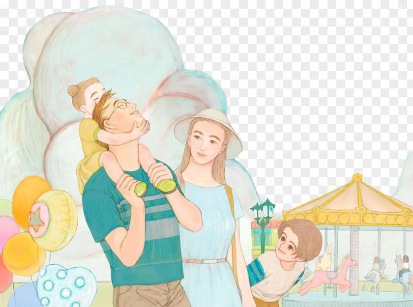 Children And Parents Play Child Parent Photography Illustration PNG