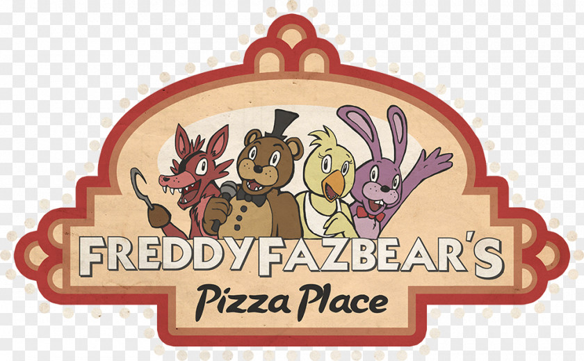 Logo Pizza Freddy Fazbear's Pizzeria Simulator Five Nights At Freddy's 2 T-shirt PNG