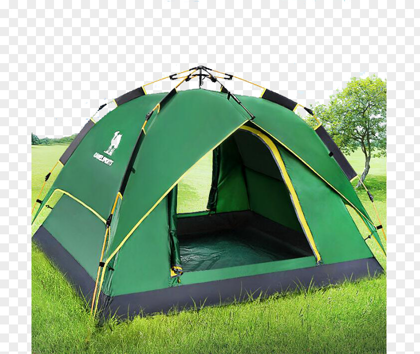 Tents And Green Grass Tent Camping Outdoor Recreation Taobao Quechua PNG