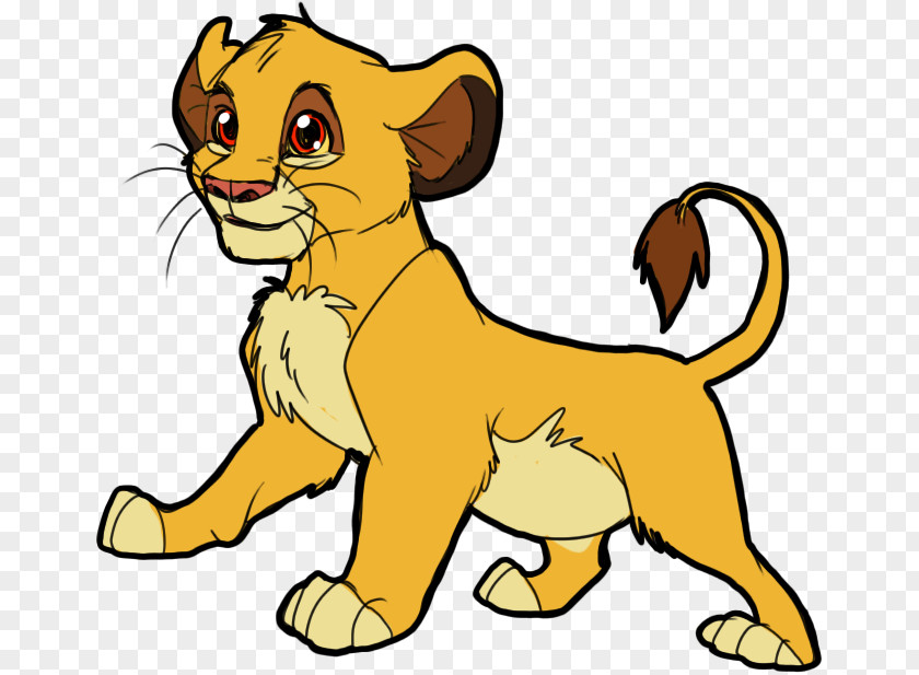 Cartoon Comics Lion Puppy Whiskers Cat PNG