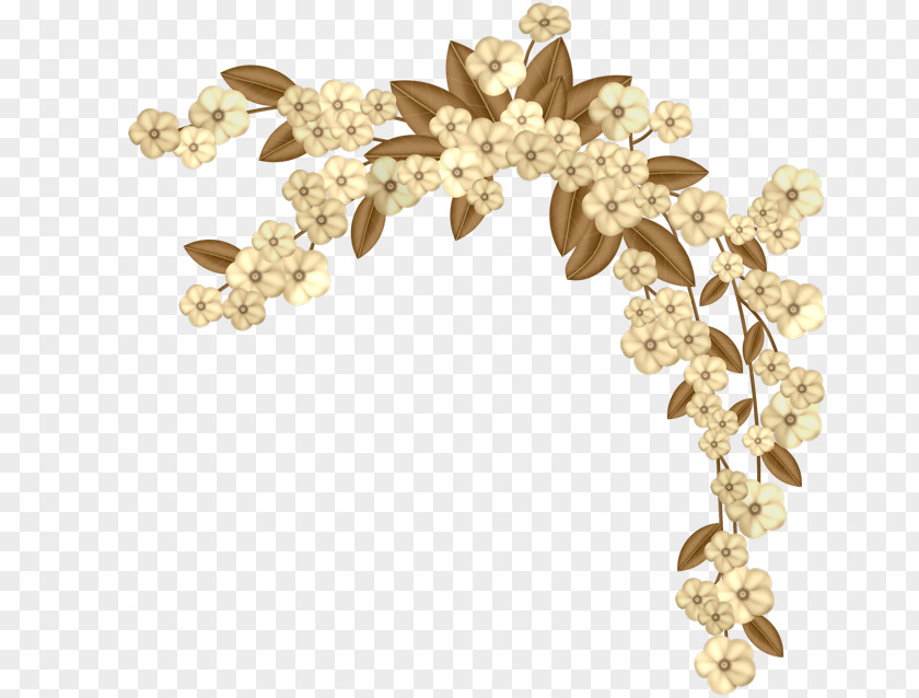 Flower Beige Clip Art PNG