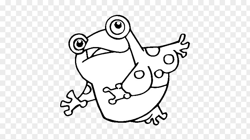 Frog Drawing Coloring Book Painting Image PNG