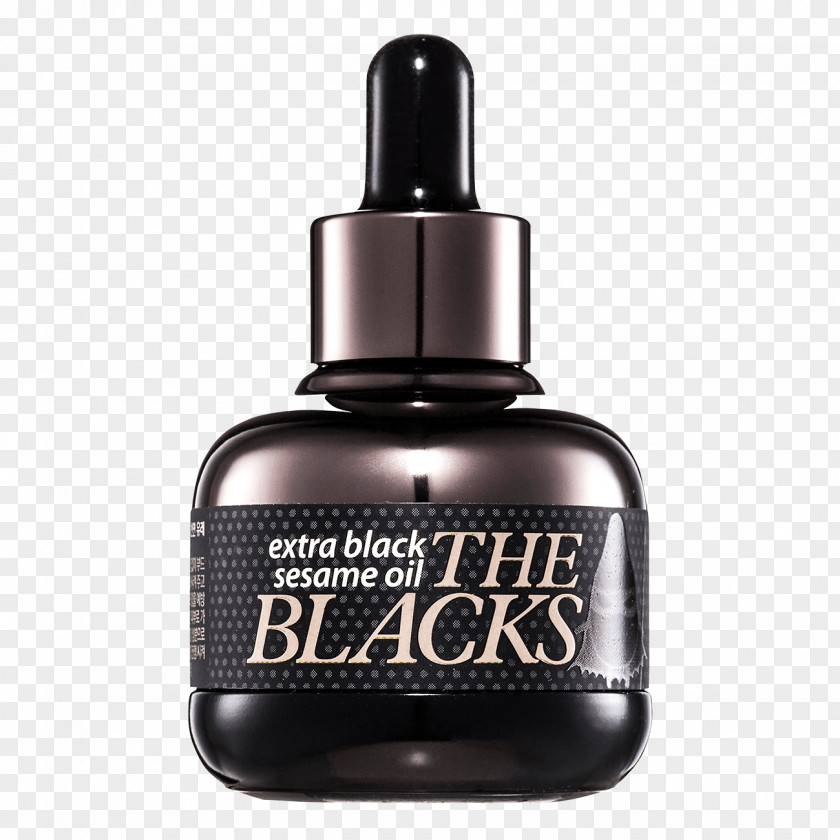 Perfume Banila Co. The Blacks Extra Black Sesame Oil 30ml Product Design PNG