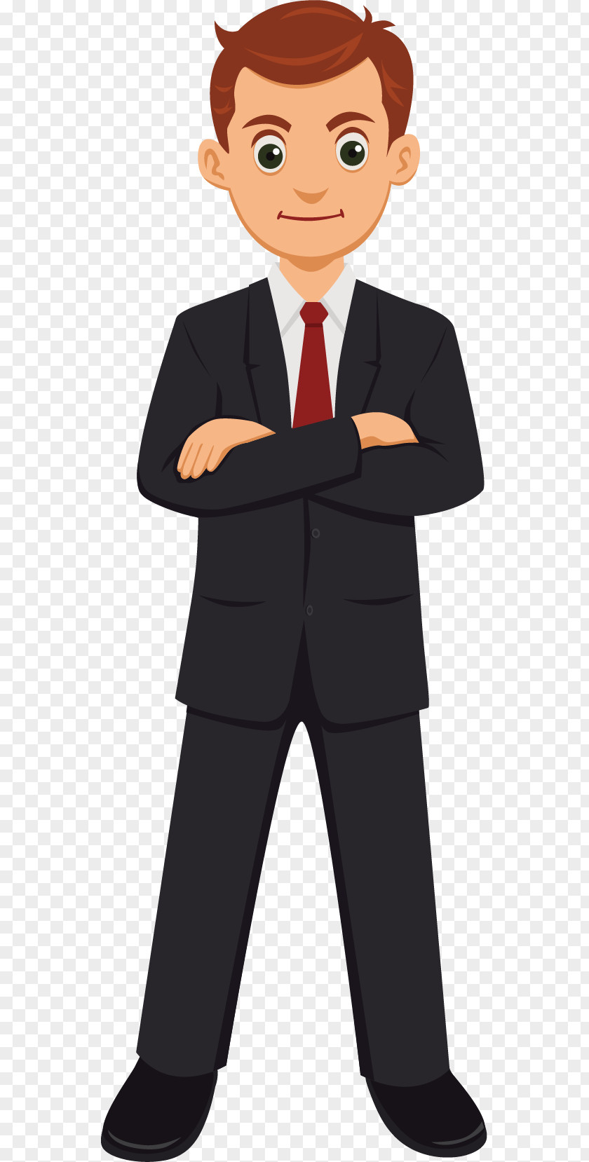 Vector Business Man Image Cartoon PNG