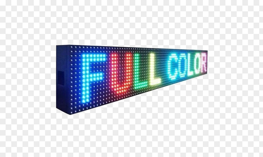 Business LED Display Light-emitting Diode Device Signage Scrolling PNG