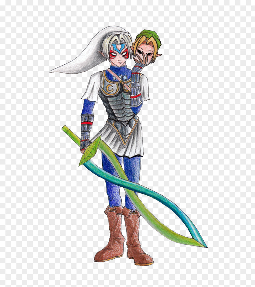 Fierce Deity Link Drawing Goddess The Legend Of Zelda: Majora's Mask PNG