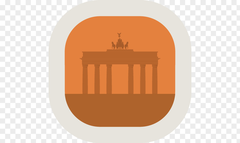 German Language Brandenburg Gate Product Design Font PNG