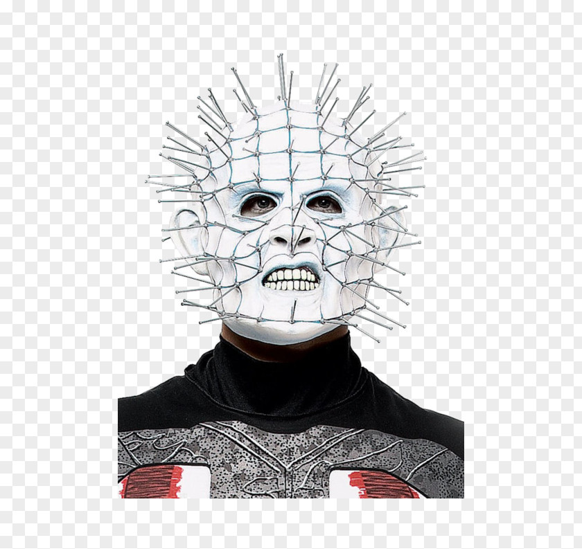 Mask Pinhead Chatterer Costume Disguise PNG