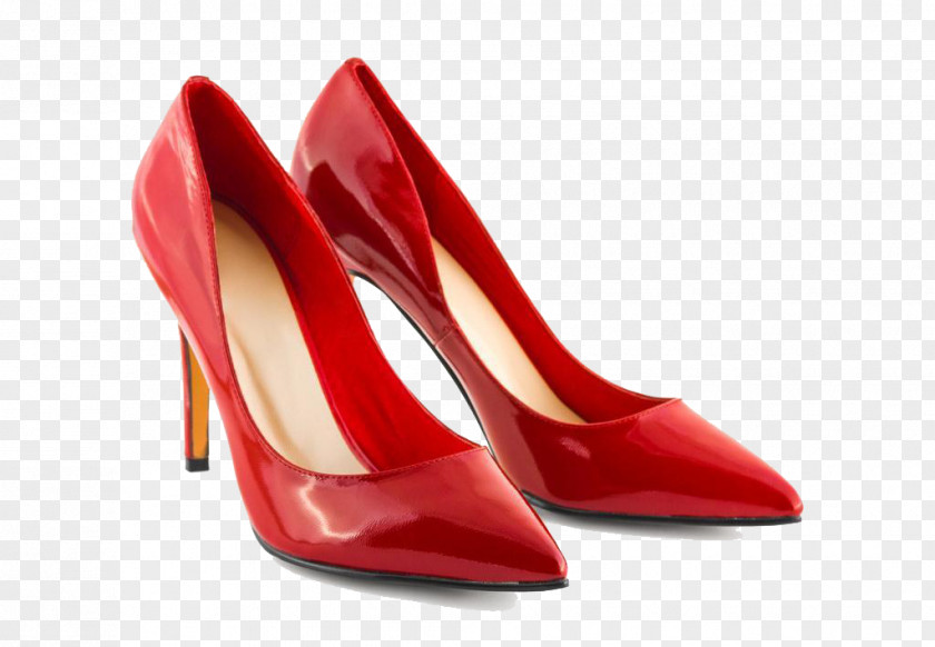 Red Shoes Jacob's Leah (in Her Shoes) High-heeled Footwear Leather PNG