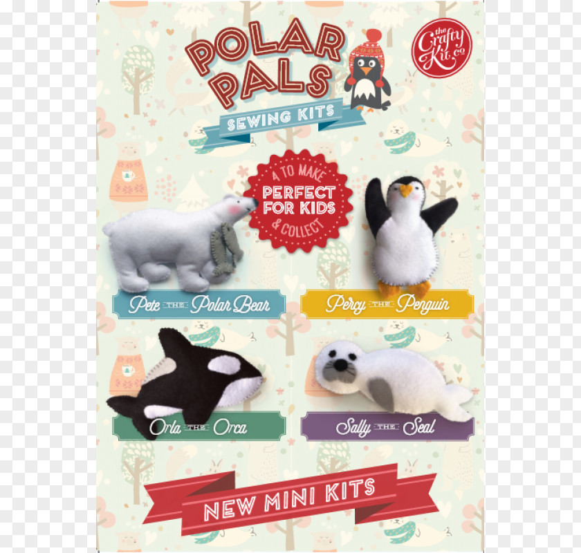 Sewing Needle Craft Knitting Polar Bear Advertising PNG