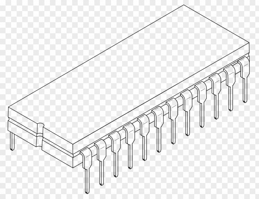 Circuit Border Dual In-line Package Integrated Packaging Circuits & Chips Electronic Ball Grid Array PNG