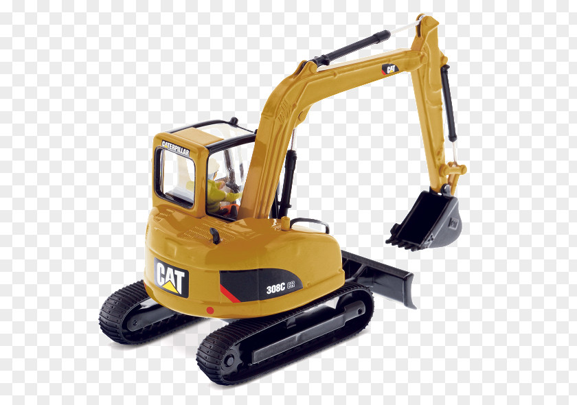 Excavator Caterpillar Inc. Komatsu Limited Die-cast Toy Hydraulics PNG