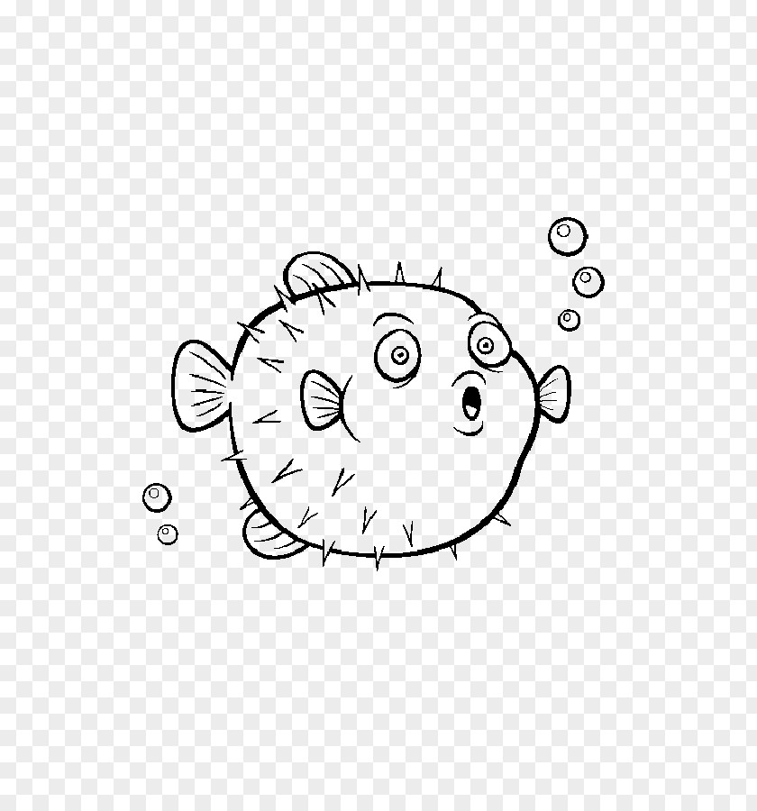 Fish Pufferfish Fugu Drawing White-spotted Puffer PNG