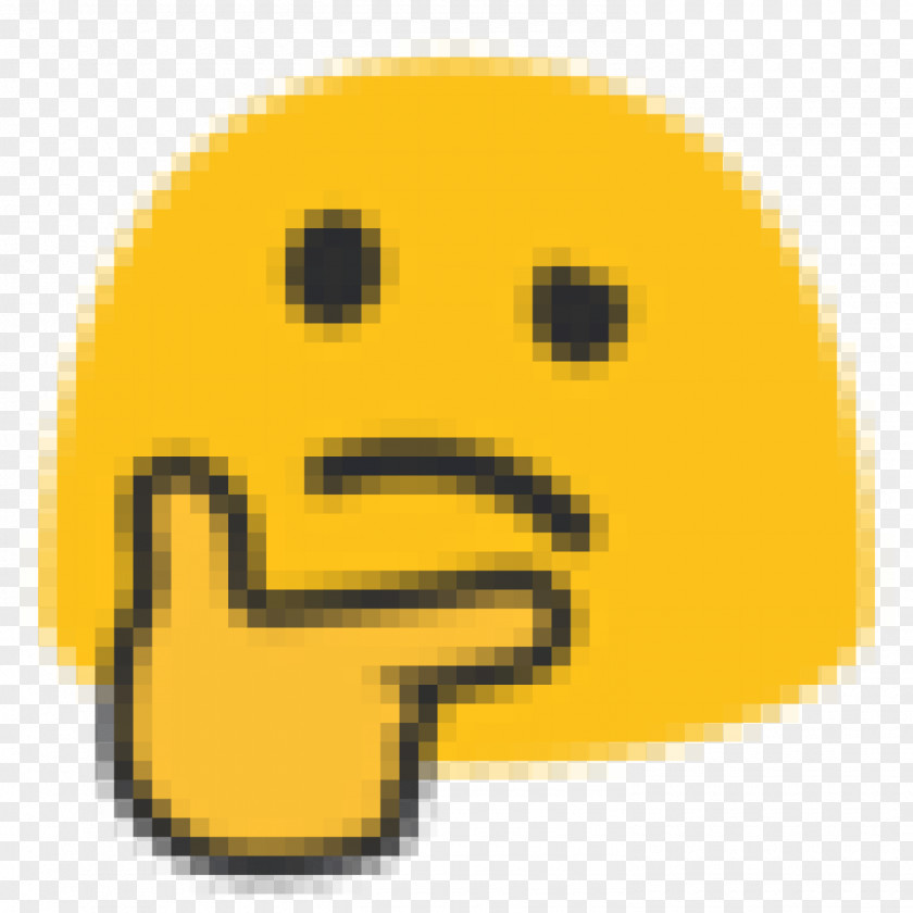 Hand Emoji Discord Thought Emoticon PNG