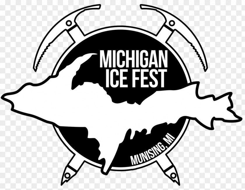 Learning To Ice Climb Michigan Fest Munising Marquette Logo PNG