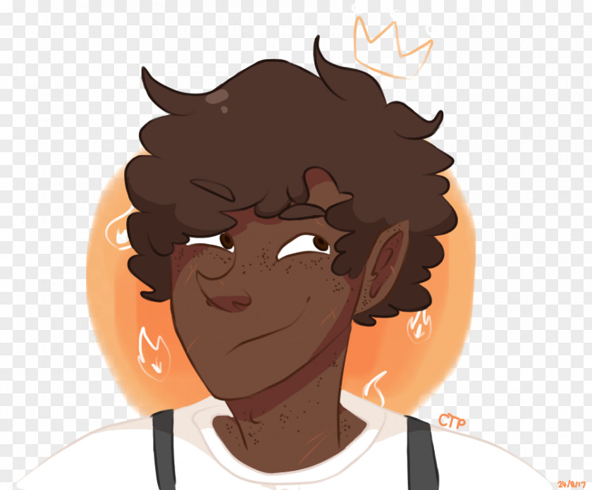 Leo Valdez Fire From Olympus Nose Brown Hair Human PNG