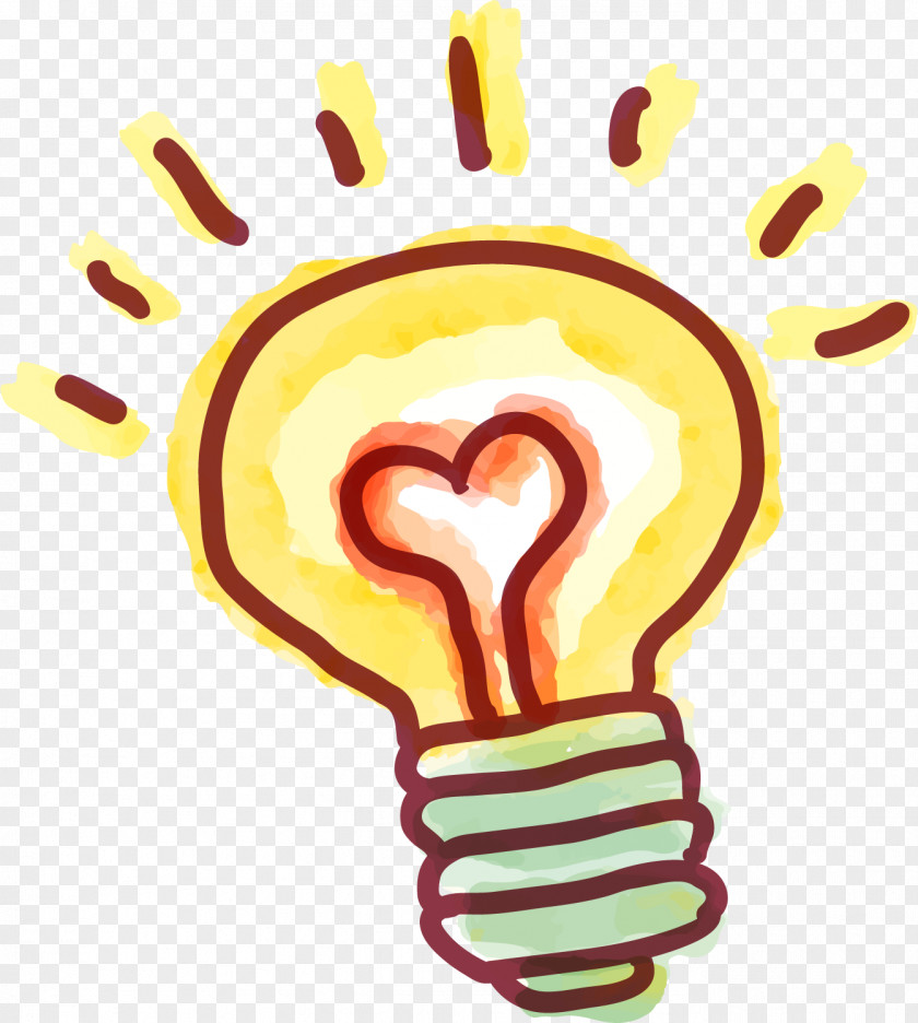 Light Bulb Animated Incandescent Love Image Design PNG