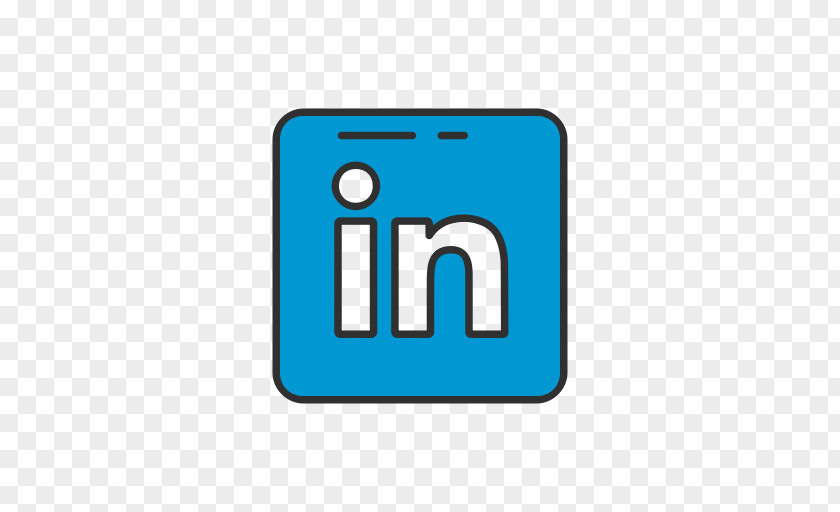 Social Media Button Logo LinkedIn PNG